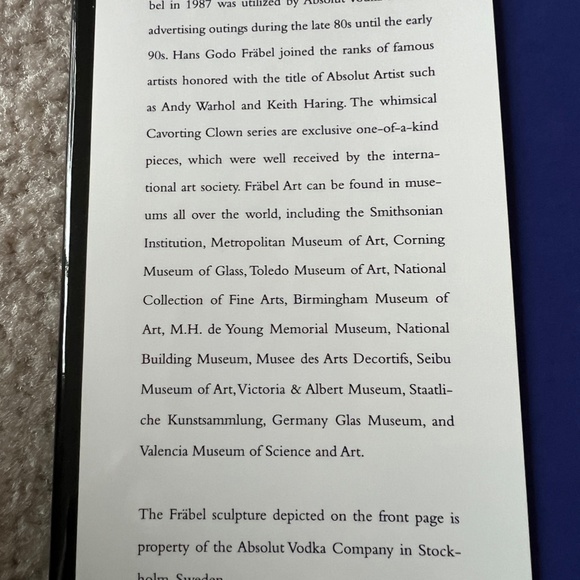 FRABEL Excellence In Art Glass Signed Copy - Excellent Condition - Picture 3 of 16